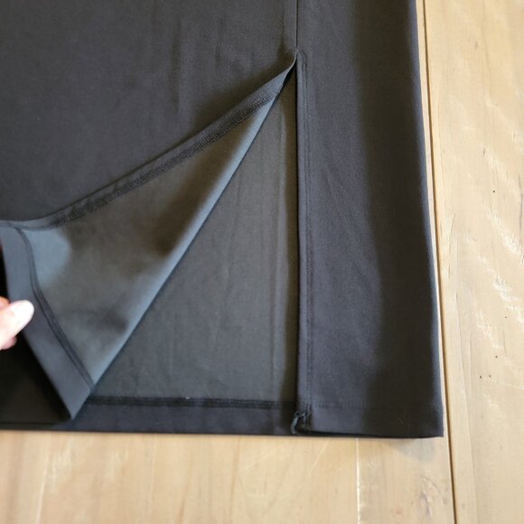 NYCC Skirt Long Pencil Style Size L‎ Black Classic Career Piece Front Slit NWT - Picture 2 of 10